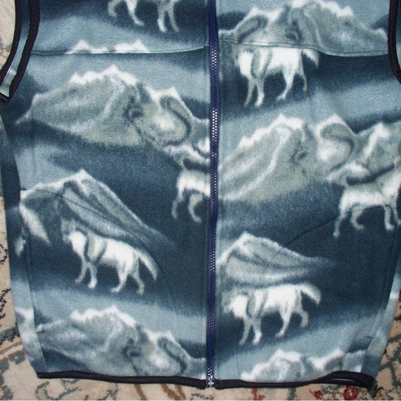 vintage fleece vest - Picture 3 of 3